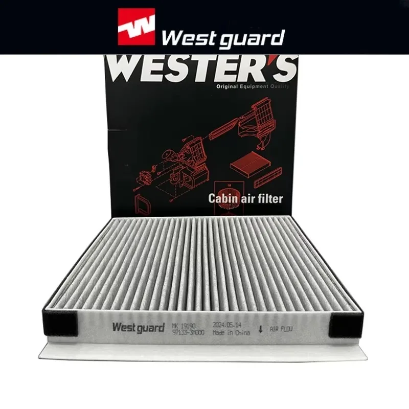 For Hyundai Equus Centennial Genesis G70 G80 G90 GV70 Santa Fe Stinger Telluride WESTGUARD Cabin Filter 971333M000 971330R000