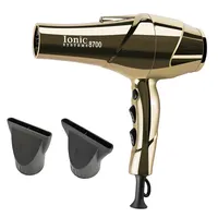 2200W Professional Hair Dryer Gold-plated Blowdryer for Salon High Speeds Strong Winds Powerful Wind 6 Gears Low Noise Blower