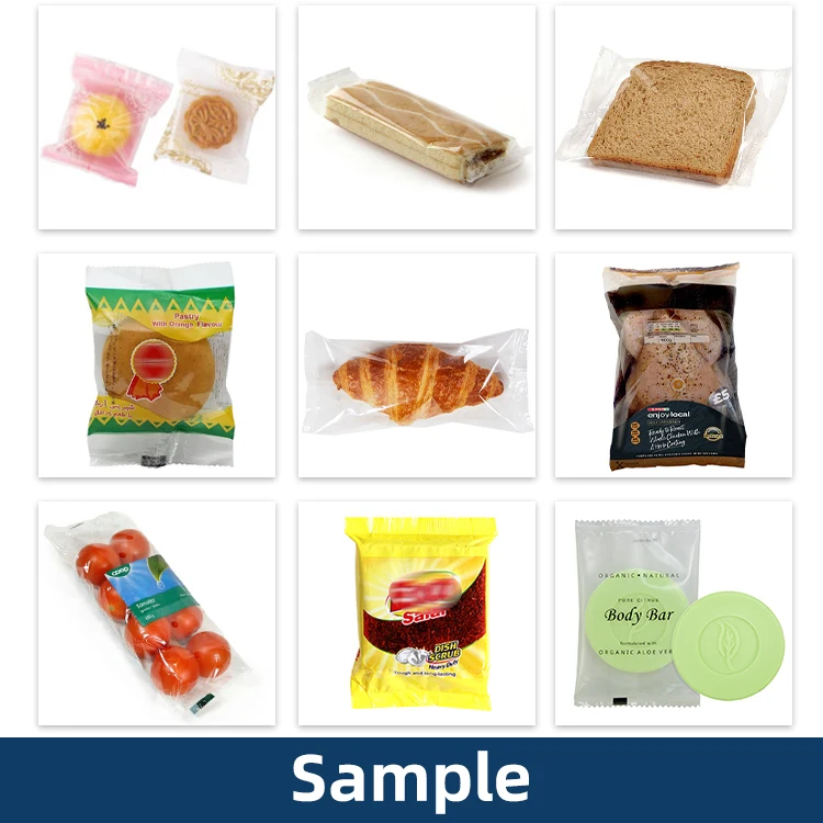 Confezionatrice automatica di carta velina bagnata per tessuti facciali con sacchetto per cuscini in plastica orizzontale