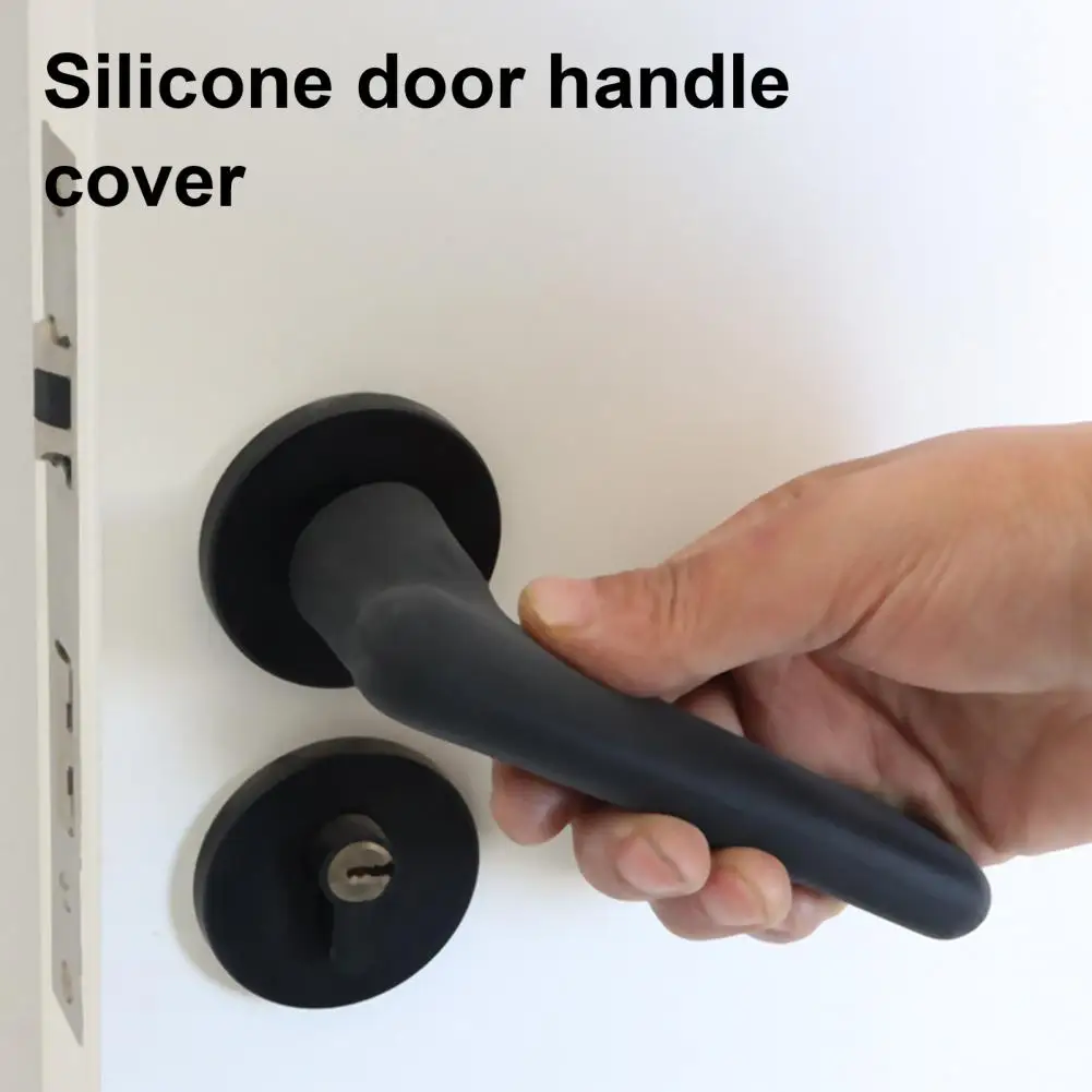 

Damage-preventing Door Handle Sleeve Silicone Door Handle Covers for Anti-collision Safety Universal Grip Protectors Bumper