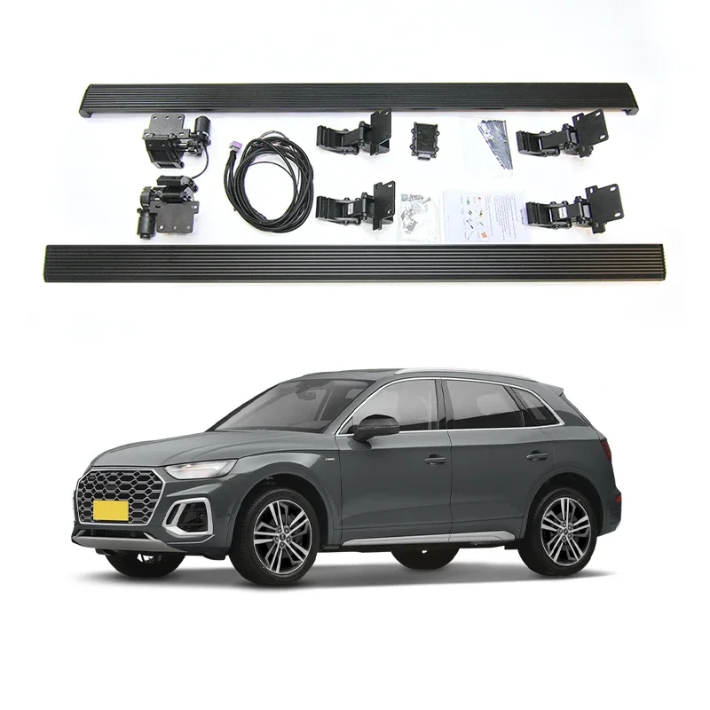 

WEIJIA Best Sell 2018-2023 Audi Q5L Running Boards Power Low Noise Motor Strength Автомобильный аксессуар от заводского электрического размера Step