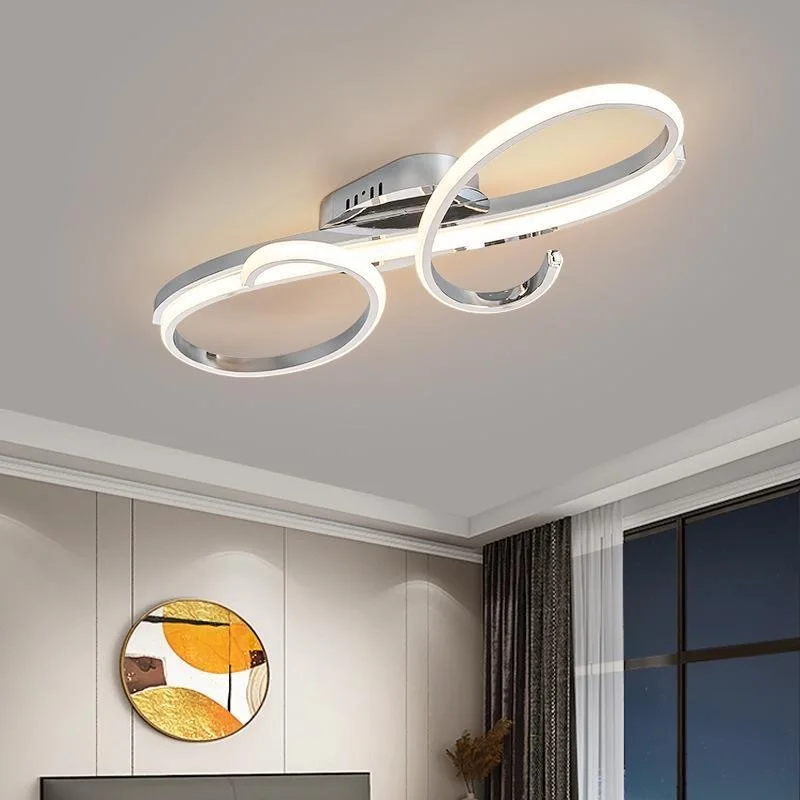 Lustre moderno de led para sala de estar, quarto, estudo, cozinha e interior, luminária decorativa, venda quente