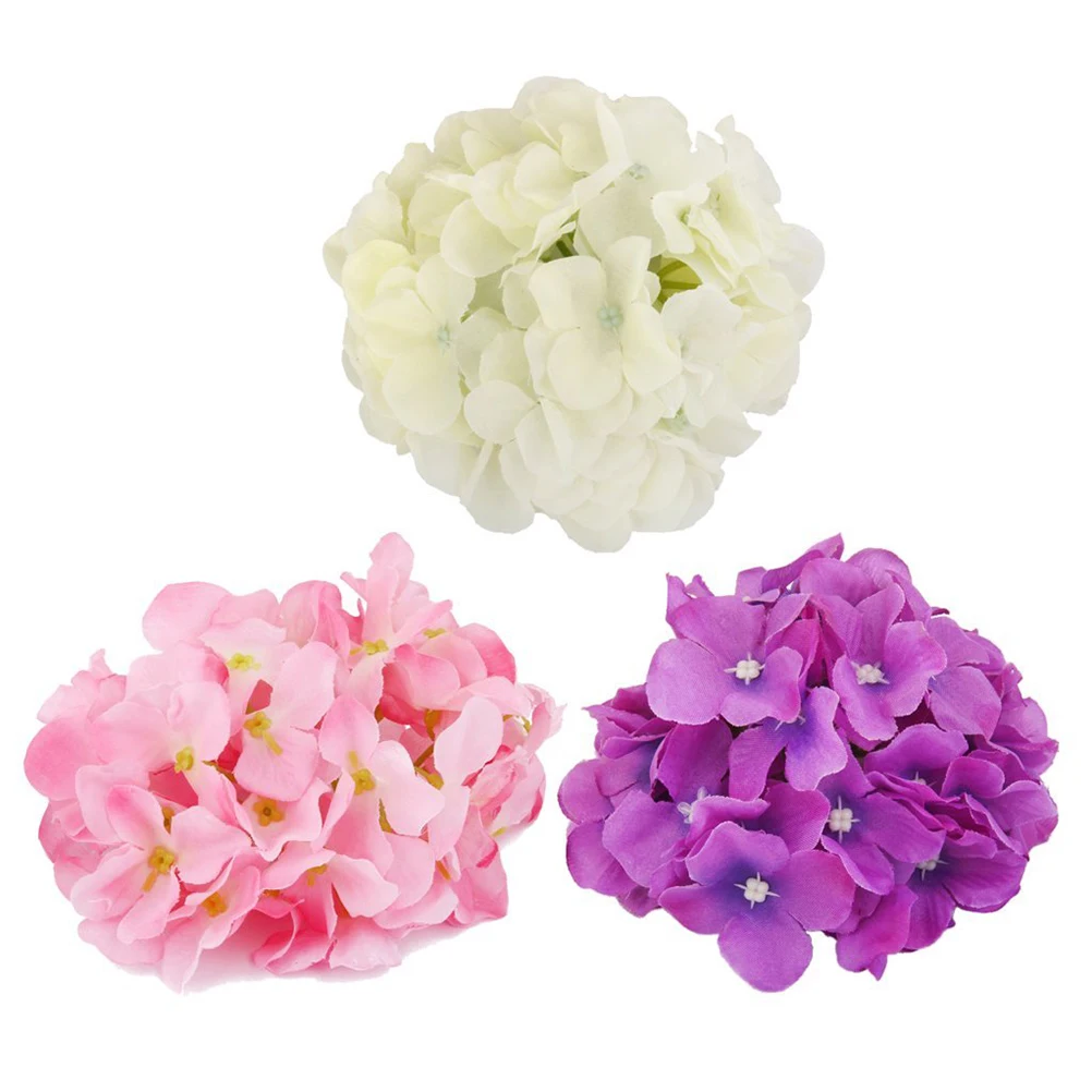 

Realistic Silk Hydrangea Flower Bouquets For Wedding Centerpieces Home Decor Floral Arrangements