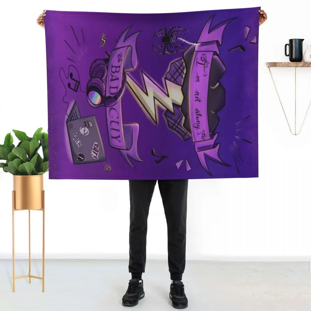 Virgil Sanders Icon and Quote Collage (Design 2) Throw Blanket for sofa warm winter Camping Heavy wednesday Blankets