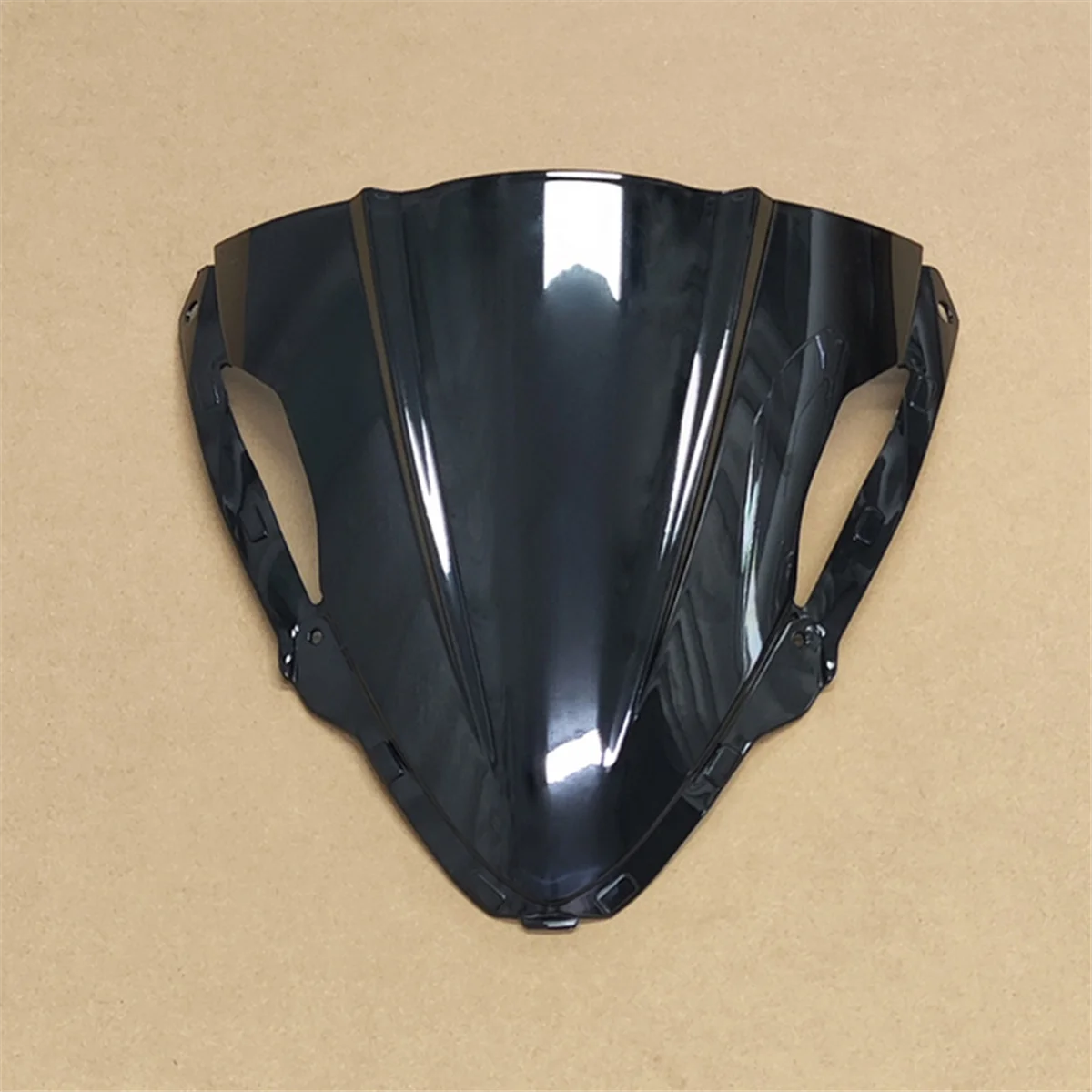 Motorcycle Front Windshield Windscreen Baffle Wind Deflectors for -6R ZX6R 6R 2023 2024 Black