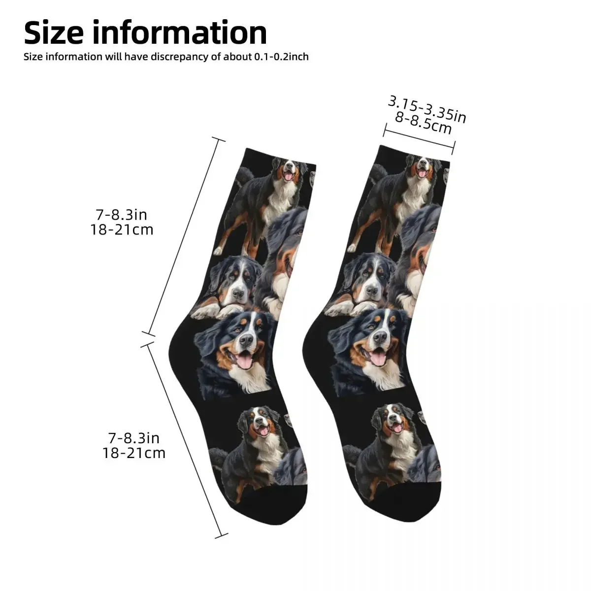 Calcetines largos de perro de montaña para hombre y mujer, medias Harajuku de alta calidad, accesorios para todas las estaciones, regalo de cumpleaños