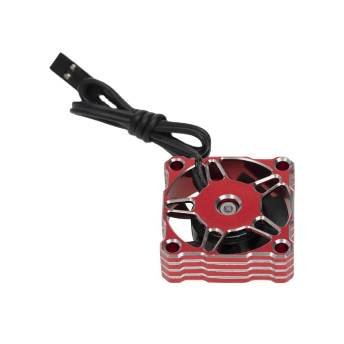 30mmx30mm 25000RPM High Speed Metal Cooling Fan for 1/8 1/10 1/12 ARRMA Traxxas HSP HPI Redcat Wltoys RC Car,Purple