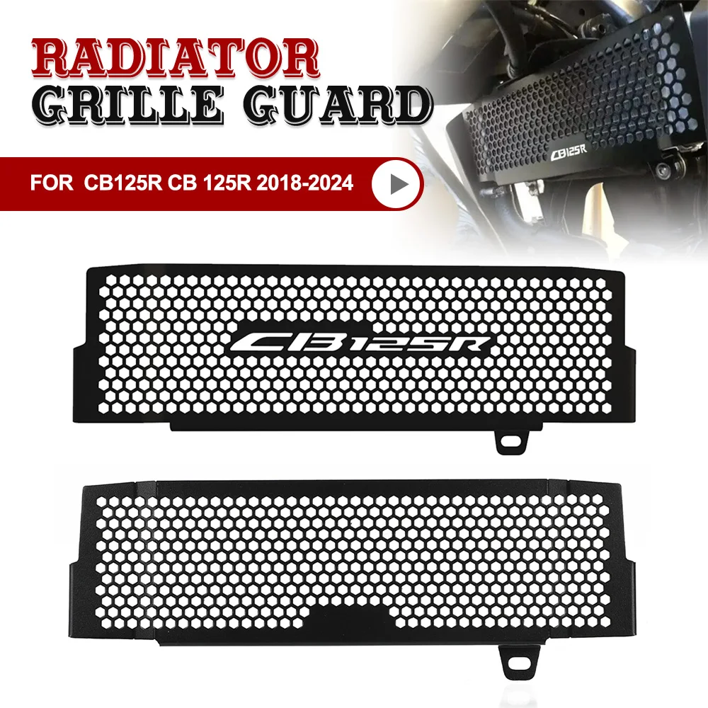 

For Honda CB125R CB 125R 2018-2024 2023 2022 Motorcycle Accessories Aluminium Radiator Guard Grill Water Tank Cover Protector