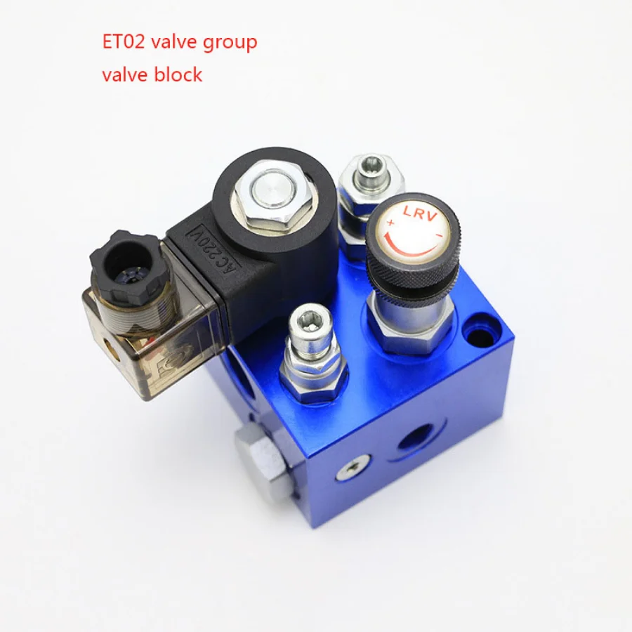 

NEW Hydraulic Lifting Valve Block ET-02 Hydraulic Valve Group Support Valve Group Hydraulic Oil Circuit Block Valve Plate 1PC