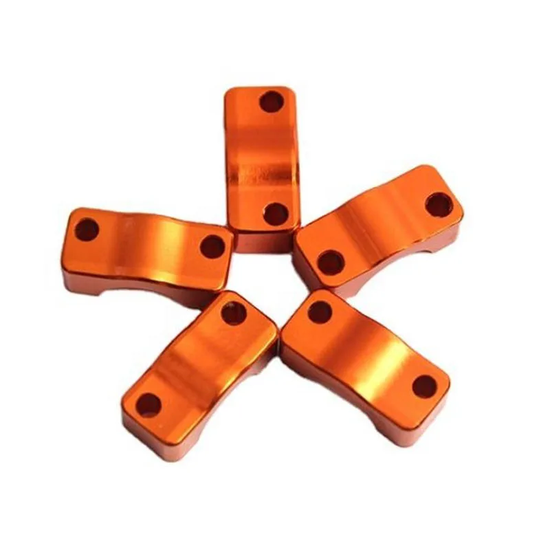Custom 6061 Aluminum CNC Machining Coupling Bracket Robot Arm Structural Joint Anodized