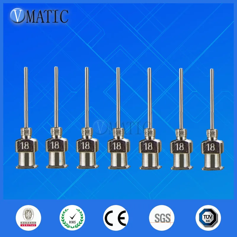 

Высокое качество 12 шт. 1-дюймовые игольчатые наконечники из нержавеющей стали 18G