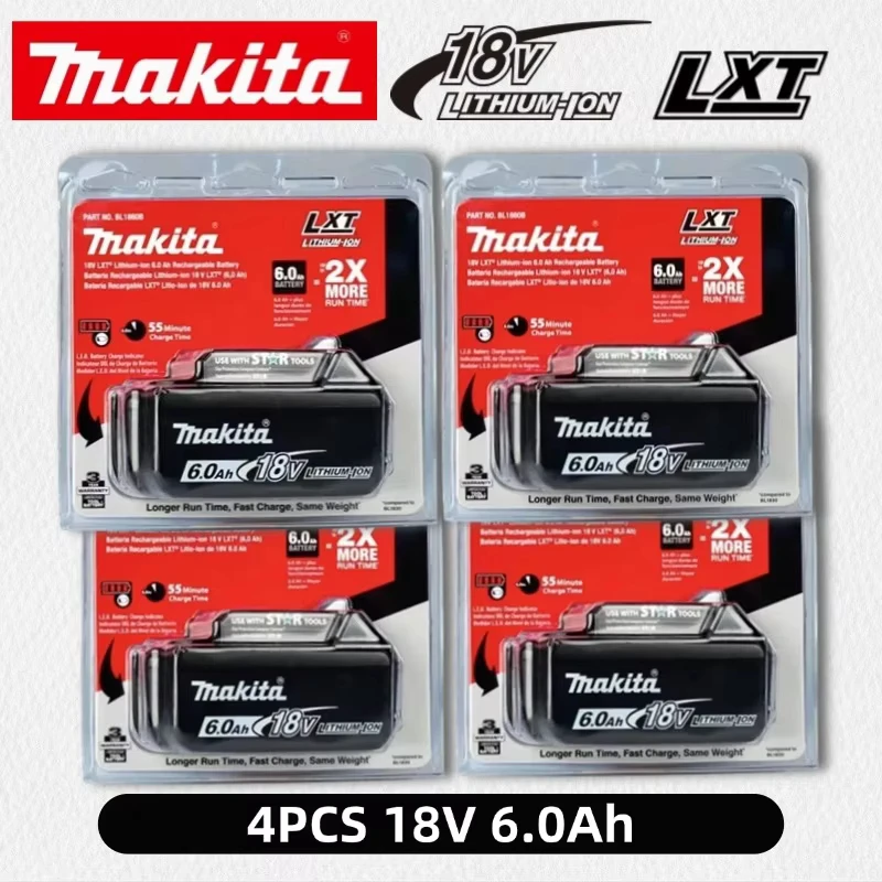 

Премиум-аккумулятор Makita 18В 6Ач для серии инструментов Makita 18В, идеальная замена для BL1860B BL1850B BL1840