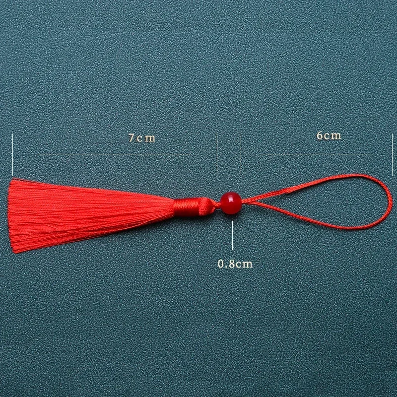 공예에 대 한 10pcs Tassels DIY 쥬얼리에 대 한 옥 구슬과 부드러운 술 수 ... - 3