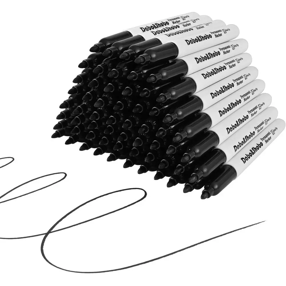 

60-Pack Fine-Tip Permanent Markers, Assorted Colors, Suitable for Multiple Surfaces, Ideal for Doodling and Coloring