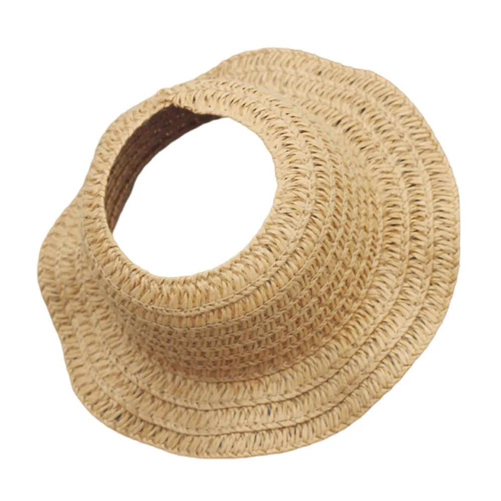 Chapéu de palha vazio, vários estilos, para 17cm, labubu, acessórios de roupas, substituição artesanal, chapéu de boneca, malha, faça você mesmo, vestido de boneca