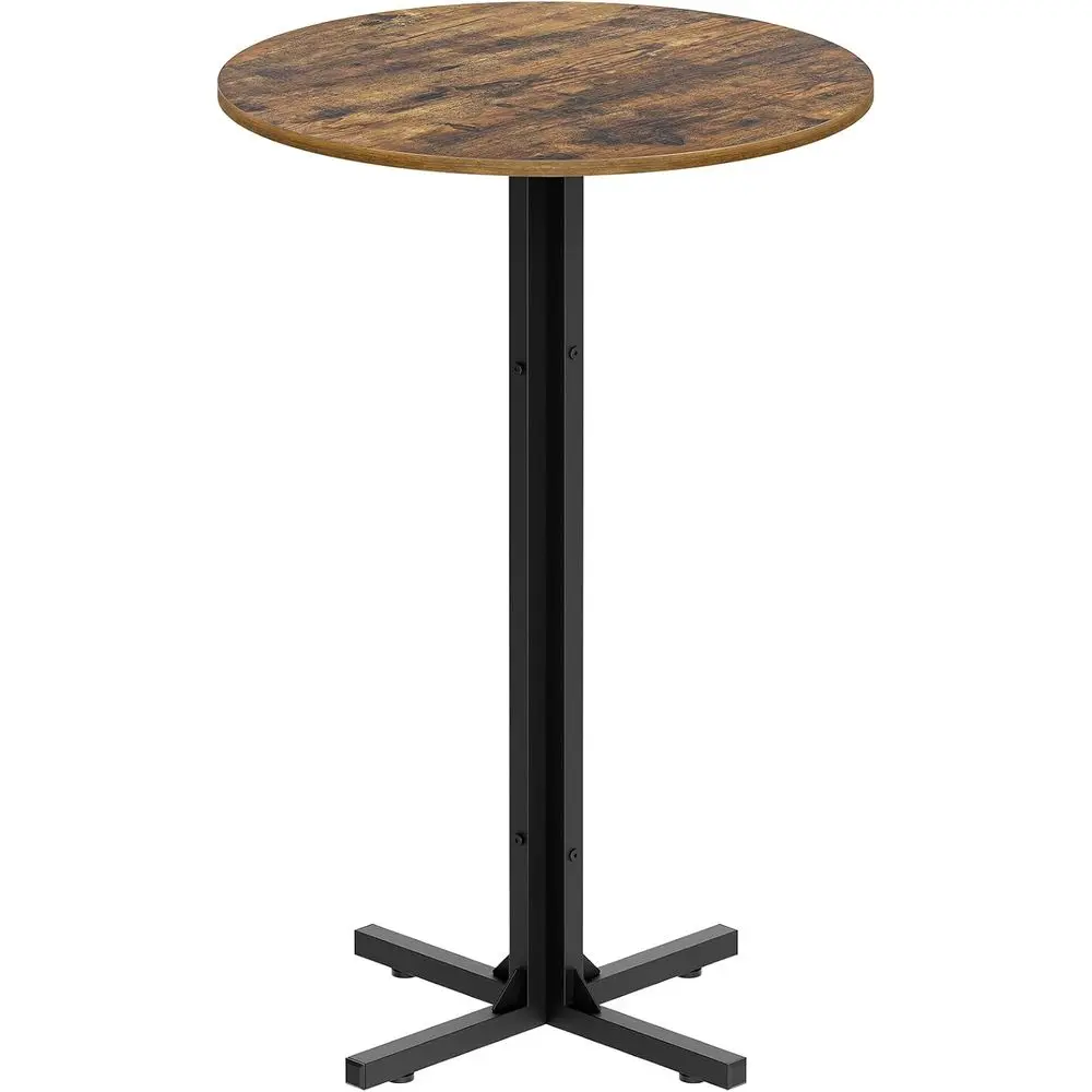 Round Bar Table, Counter Height Pub Table, Bar Height Cocktail Table, tile Use or Dining Room, Kitchen Bar Pub Cae Rustic B