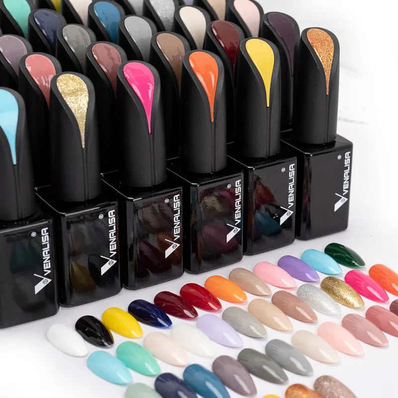 VENALISA 15ml Gel Nail Polish High Pigment Full Coverage Semi-Permanent Fast Curing Salon Grade Shine Nowipe Top DIY Manicures