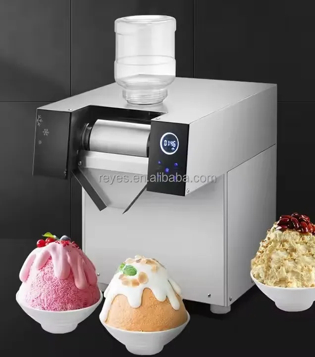 110V 360W Smoothie Machine Snowflake Shaved Continuous Snowflake Ice Maker for Dessert Shops Thawing Equipment