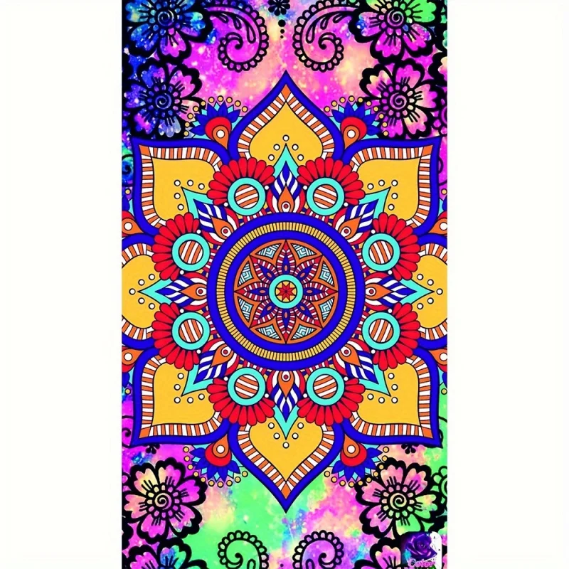 

Mandala Flower Landscape DIY 5D Diamond Painting Mosaic Full Circle Diamond Handmade Diamond Embroidery Set Home Decor Gift 2025