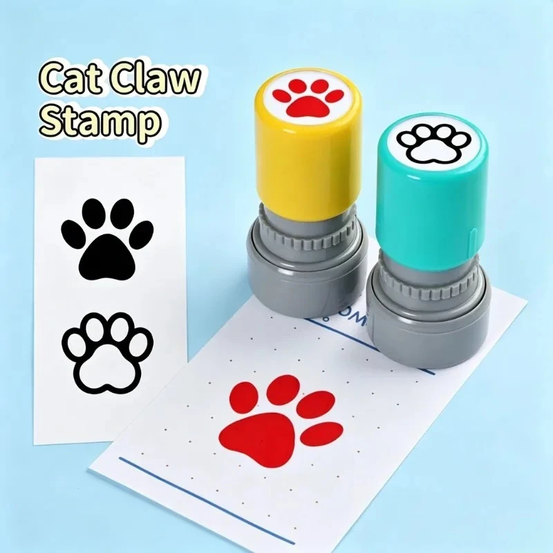 Cute Cat Claw Seal Set, Solid and Contour Claw Seals, Used for Diary Scrapbooks