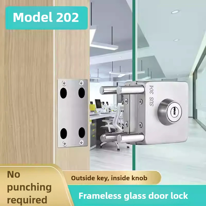 

Замок для стеклянной двери из нержавеющей стали 10-12 мм, двухсторонний, открытый, без сверления, для неотвержденных ворот