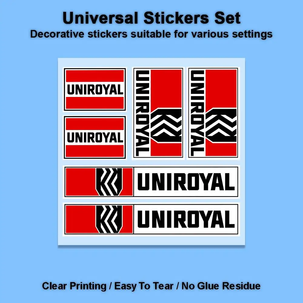 Retro Racing Rectangle Decor Stickers Reflective PVC Vinyl Decals, Red Black Geometric Graphic for Car Body Window DIY Ornament
