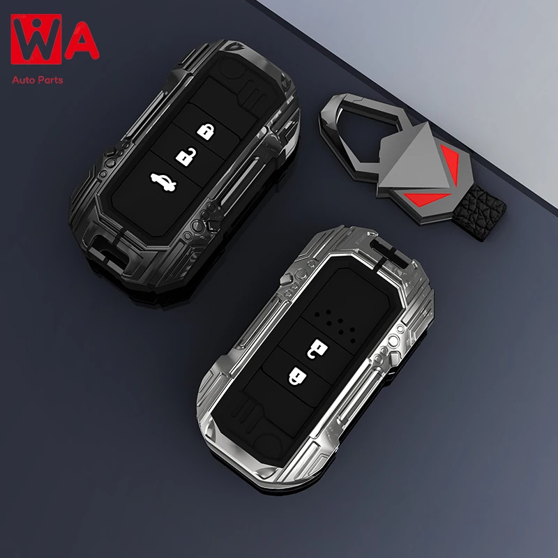 

Zinc Alloy Key Case Full Cover For Honda CivIc HRV CRV XRV Crider Odyssey 2015-2018 2/3 Buttons Flip Remote Key Protection