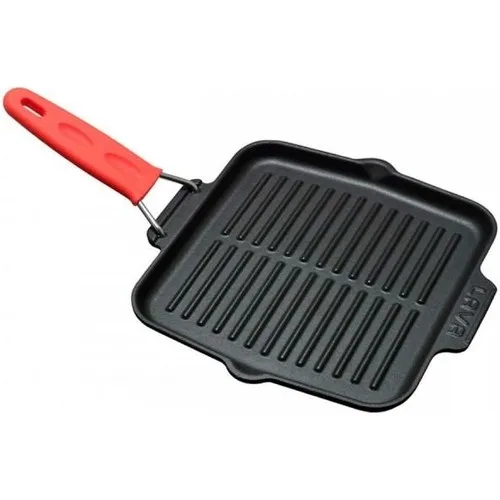 Lava Grill Pan Wire and Silicone Cover 21x21 cm Red