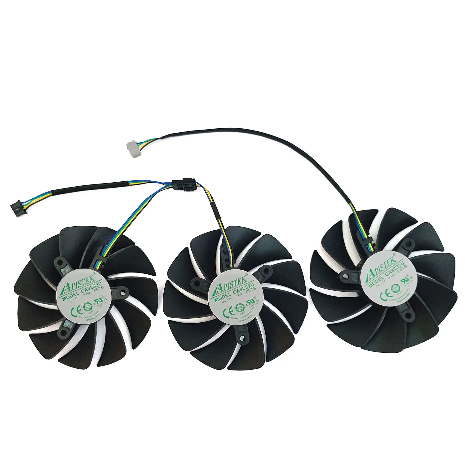 Nuevo ventilador de GPU Holo de 87MM 4PIN GA92S2U RTX 3080 AMP, para GAMING ZOTAC GEFORCE RTX 3070TI 3080 3080TI 3090 AMP, ventilador de refrigeración de tarjeta de vídeo