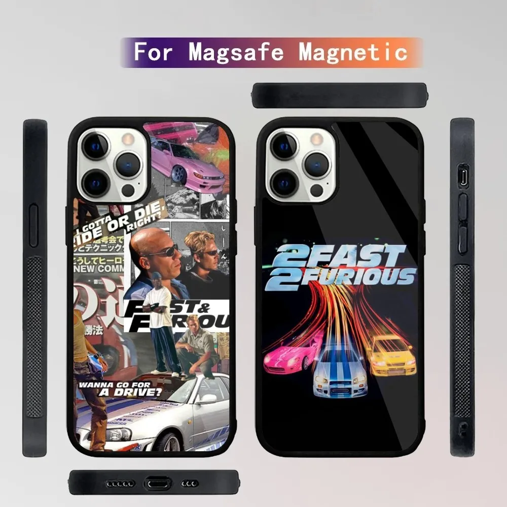 F-Fast And F-Furious  Phone Case For iPhone 15,14,13,12,11,Plus,Pro,Max Mini Magsafe Magnetic Wireless Charging