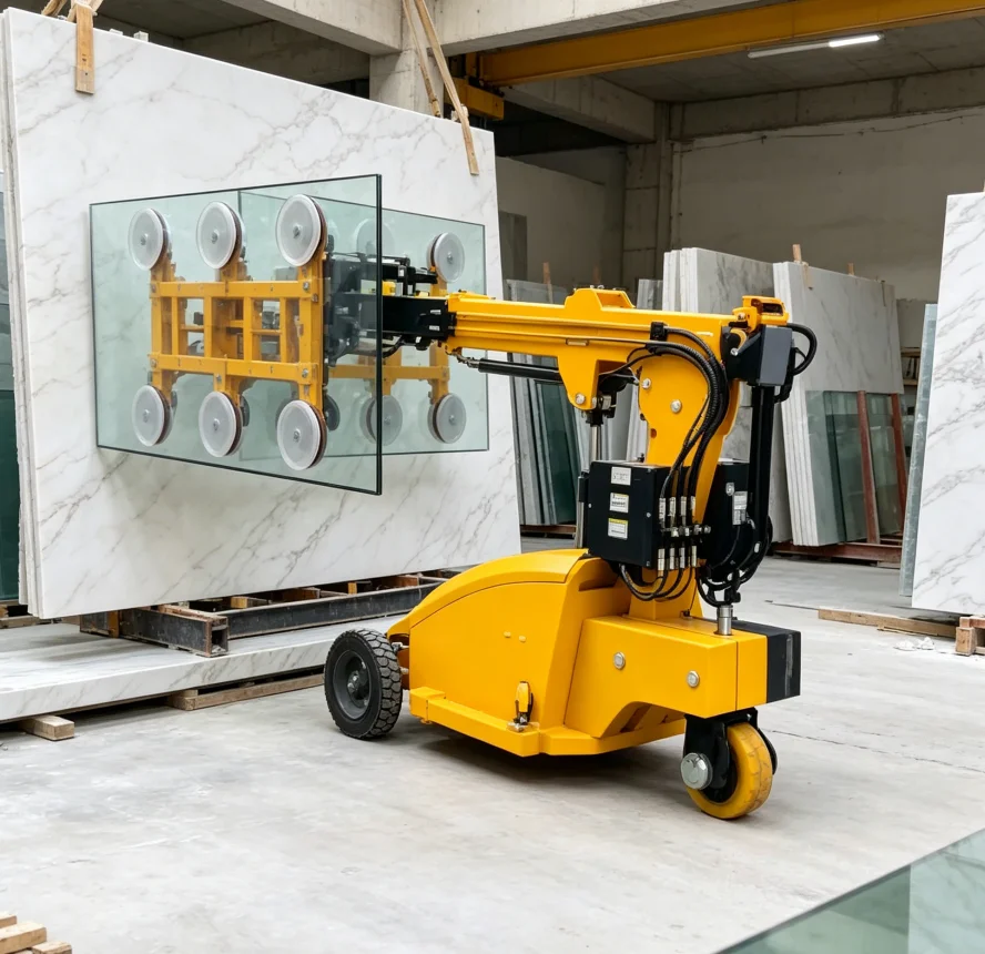 450 kg Load Capacity Electric Vacuum Glass Lift Electric Glass Lifting Machine with High Factory Performance