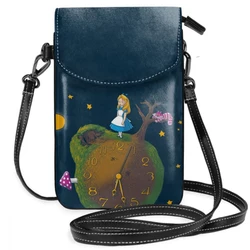 The Little Prince Shoulder Bag Yellow Daisies W Quote Leather Bag Student Shopper Women Bags Women's Crossbody Mini Purse