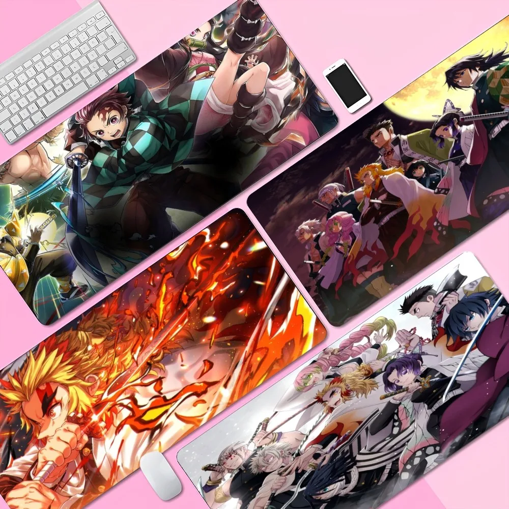 

KimetsunoYaiba Mousepad Cute Durable Rubber Mouse Mat Pad Size for Game Keyboard Pad