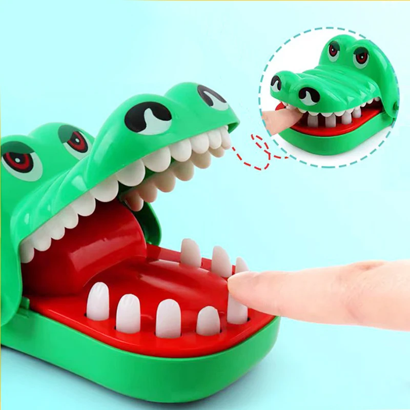 Crocodile Teeth Alligator Biting Finger Dentist Games Funny For Party And Children Game Of Luck Pranks creativity Toys For Kids