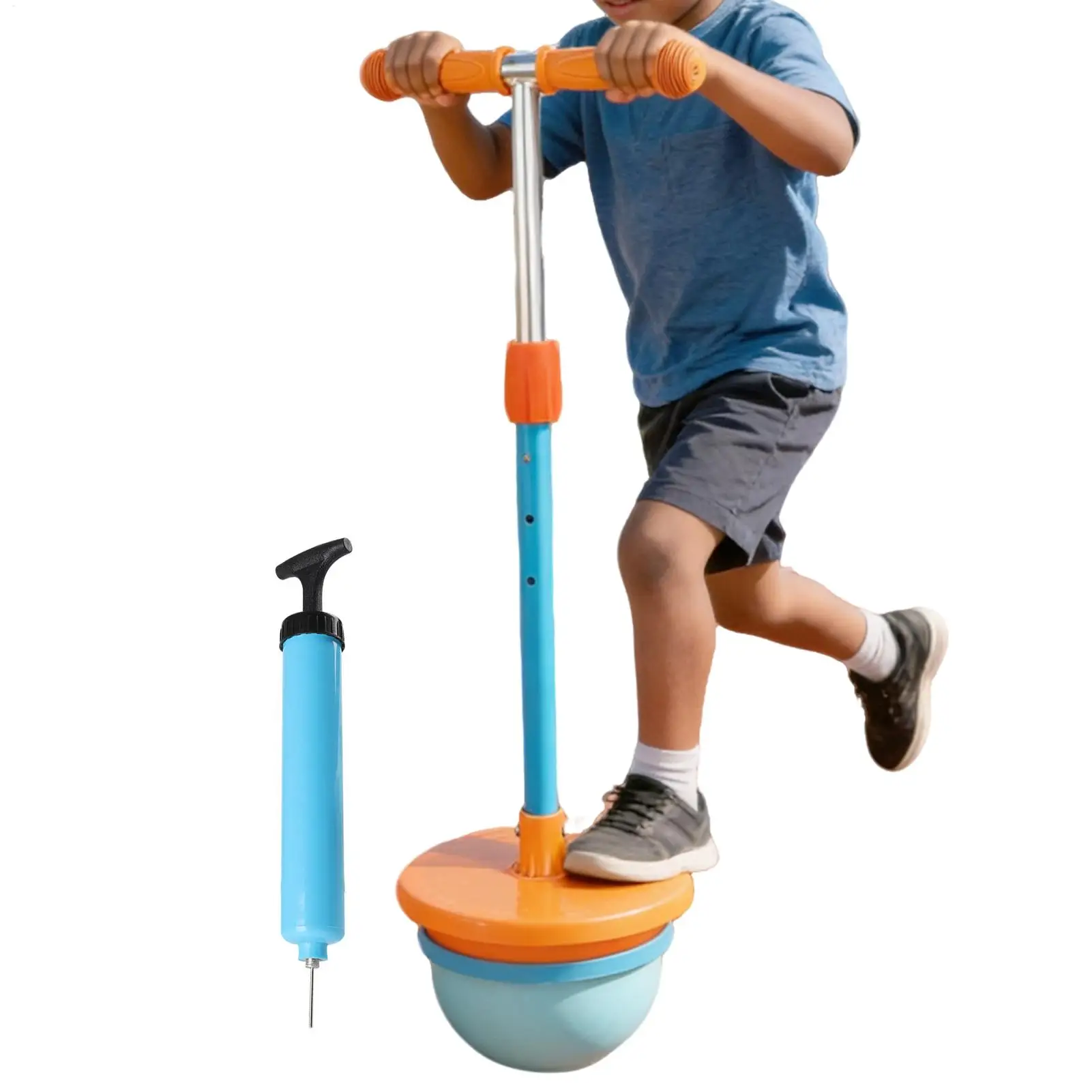 Bolas de salto equilíbrio esportes jumper vara com alça bola ajustável para jogar ao ar livre para ao ar livre indoor meninos meninas natal