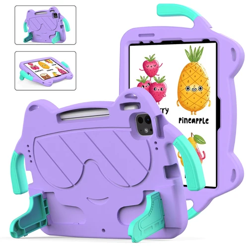 Imagen 1 del producto Funda EVA para IPad Air 11 2025 2024 Pro 11 10,5 Air 4 5 10,9 soporte de mango funda para tableta para niños para IPad 11 11th 10th 7 8th 9th