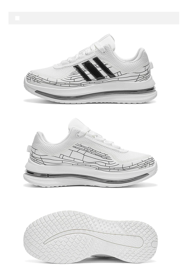 Modische Herren-Freizeitsneaker, atmungsaktives Obermaterial, leicht und strapazierfähig, ideal für Sport und den Alltag. – Detail 22