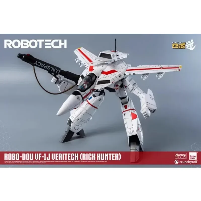 Threezero Ruimtefort Robotech Robo-Dou VF-1j Veritch (Rijke Jager) Vechter 3a Speelgoed Mecha