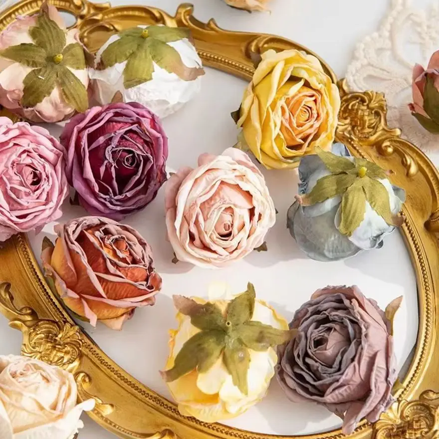 Flores artificiais rosas de seda casamento buquês de noiva decoração grinalda buquê premium festival ao ar livre jardim festa diy presentes caixas
