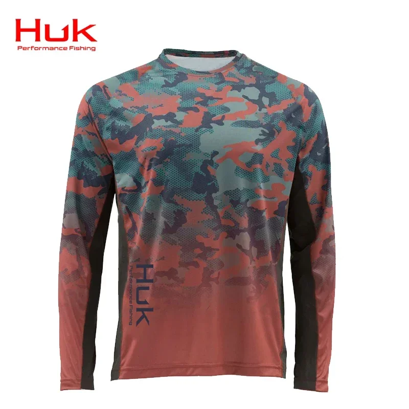 2024  New Fishing Clothing Men‘s Vented Long Sleeve Uv Protection Sweatshirt Breathable Tops Summer Fishing Shirts Camisa