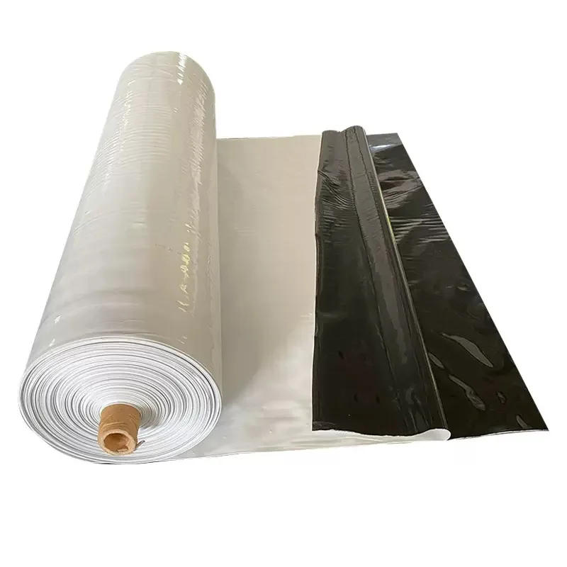 Black and white film imported longevity greenhouse thick plastic paper thermal insulation film aquaculture greenhouse film