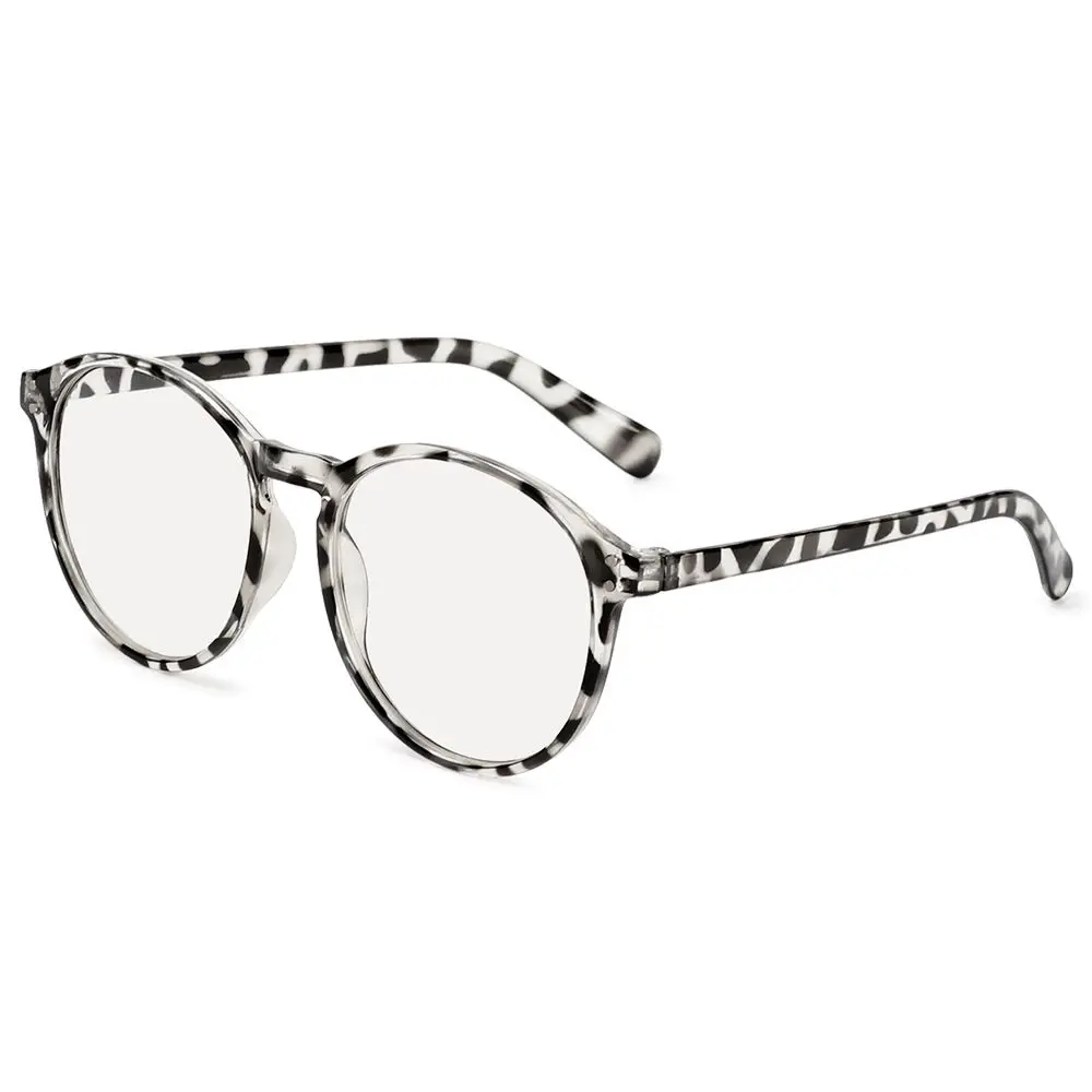 -1.0~-4.0 Reduces Eye Strain UV Protection Black Vintage Eyeglasses Anti Blue Light Flat Mirror Eyewear Myopia Glasses