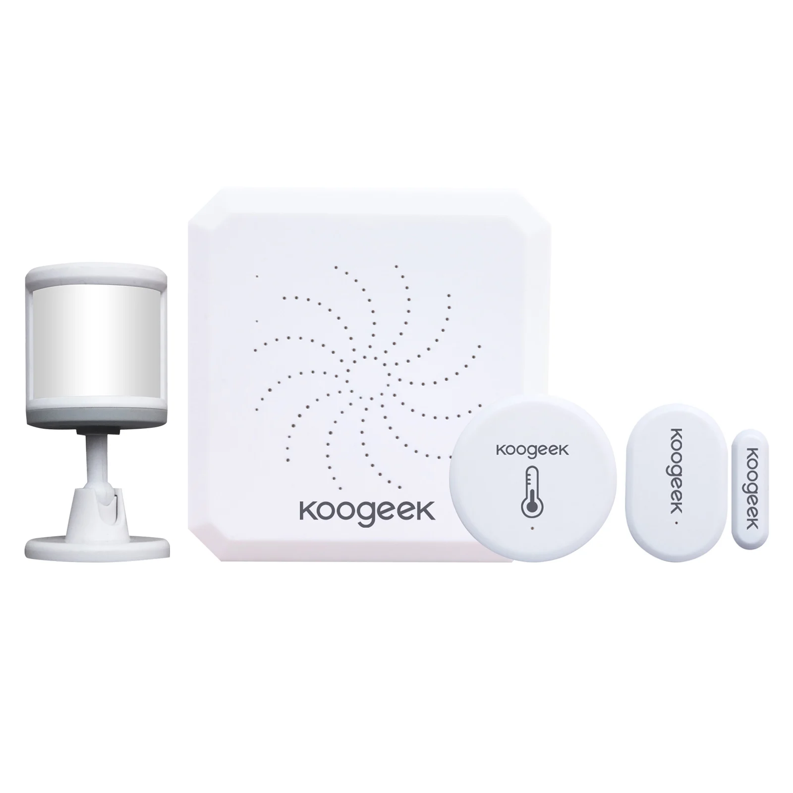 Sistema de alarma de seguridad para el hogar inteligente WiFi inalámbrico Zigbee Gateway Host PIR Detector de movimiento Sensor magnético inalámbrico de puerta y ventana Temp