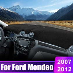 For Ford Mondeo 4 MK4 2007 2008 2009 2010 2011 2012 Car Dashboard Cover Instrument Desk Sun Shade Mat Non-slip Pad Accessories