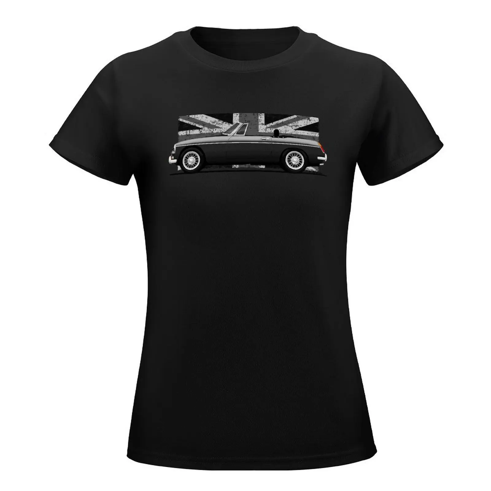 My drawing of the red MGB Roadster T-Shirt quick-drying lady clothes cute clothes t-shirt dress for Women graphic