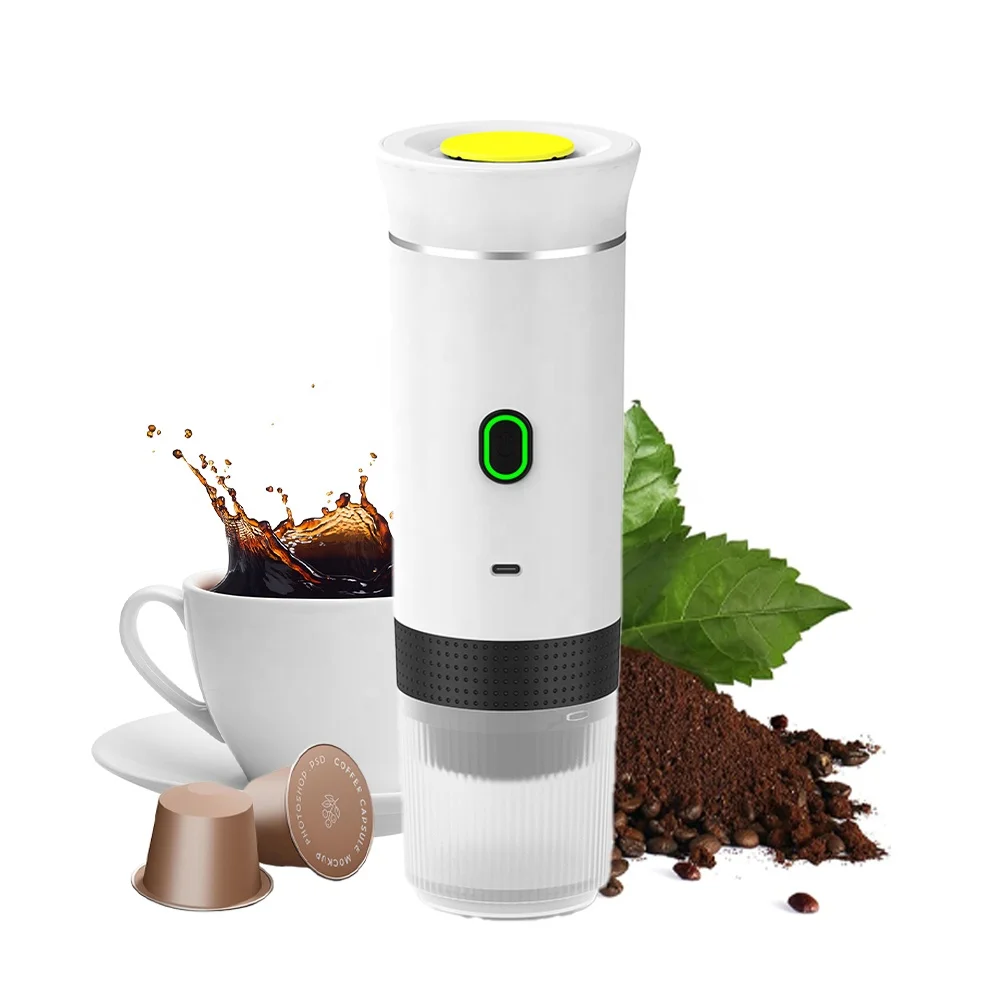 

OEM High-end Use Espresso Capsules Coffee Machine Brewer Outdoor Use Electric Machine Portable Travel 12v Car Coffee Maker
