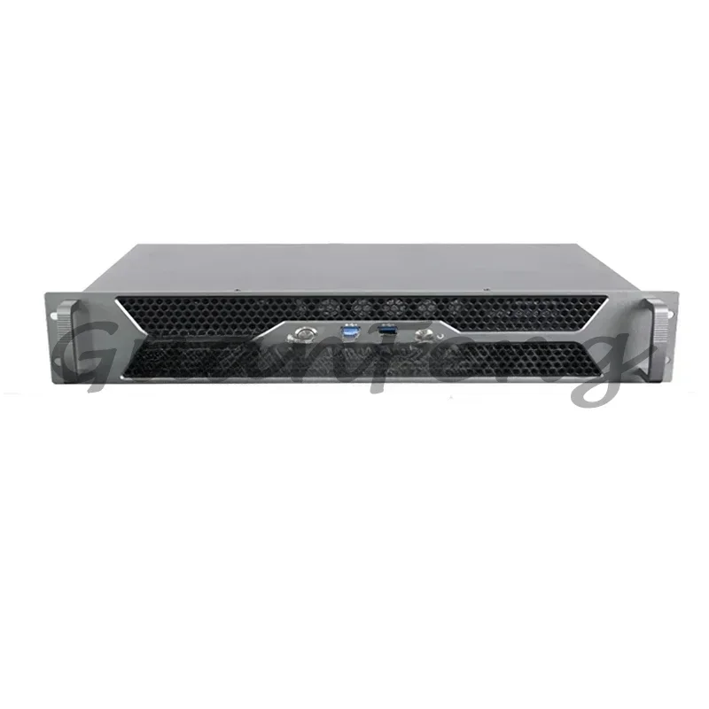 2U short body case with full hight PCIE *3 ITX MB support rack 2U chassis