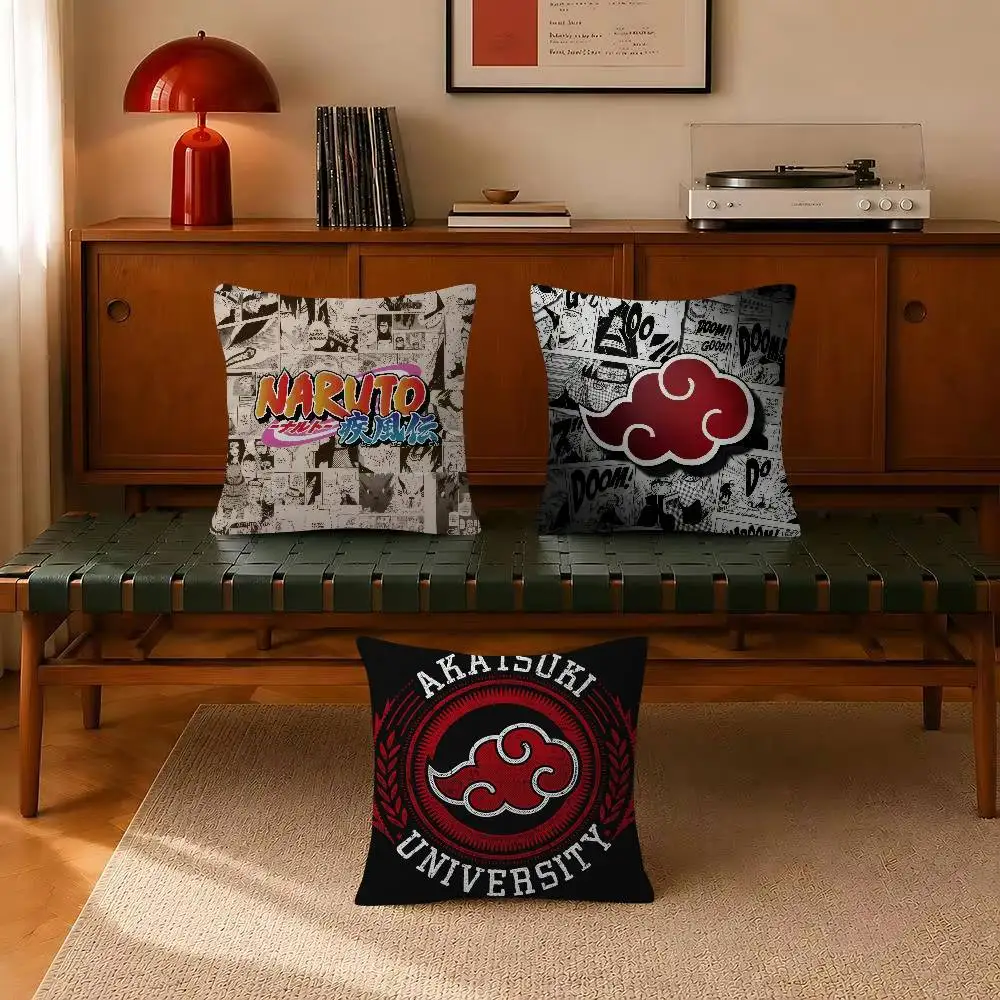 NARUTO anime japan Decorative Pillowcase Square Pillowcase Home Office Decorative Cushion Cover