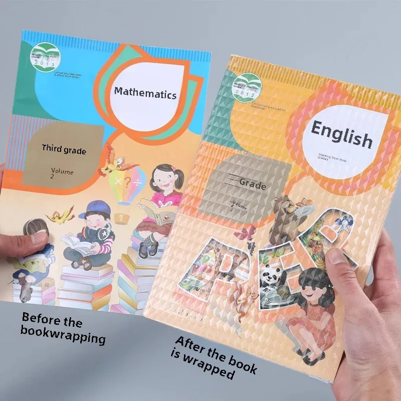 Kede Bao غلاف الكتاب شفاف غطاء حقيبة كتب الطالب غطاء سترة كتاب الطالب مكتب القرطاسية المدرسية تجليد الكتب #2