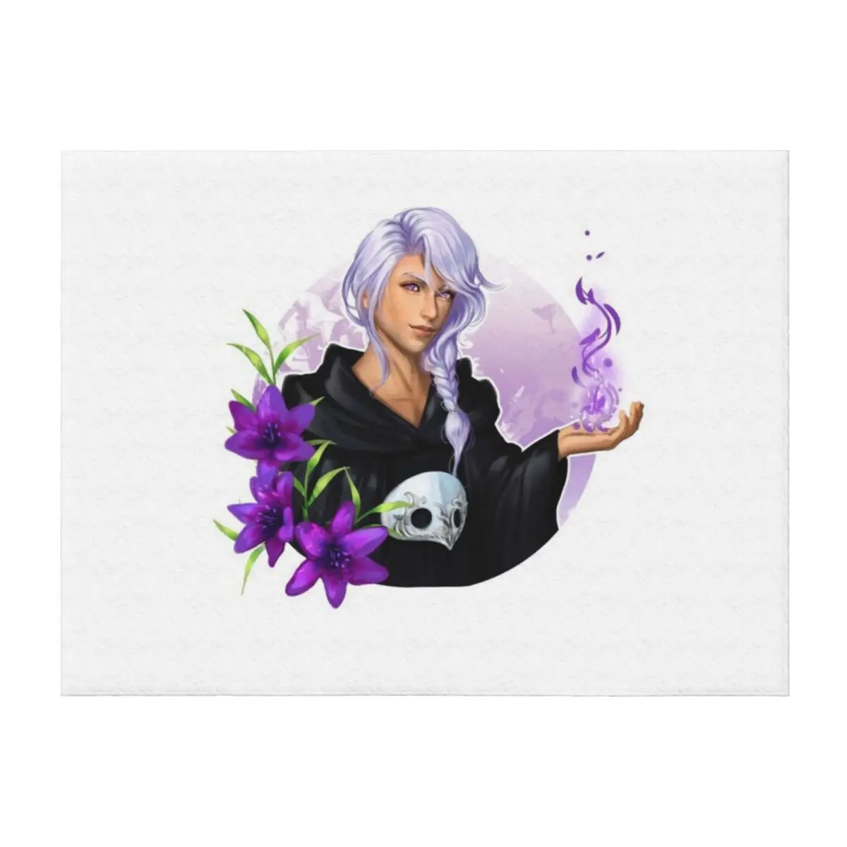 

Hythlodaeus FF14 Throw Blanket anime Soft Plush Plaid Blankets For Bed Extra Large Throw Blankets